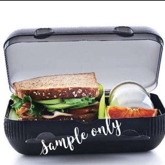 Tupperware At Lunch Box + Divided Insert on-the-go Container - Picture 7 of 8